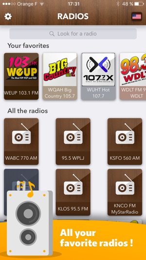 American Radio - access all Radios in US