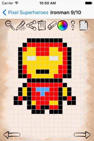 Art of Draw Pixel Superheroes Version screenshot 4