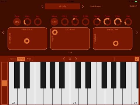 NS1 – Virtual Analog Synth Audio Unit screenshot 2