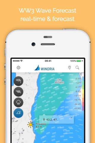 Windria - Great Lakes (NOAA high-res Wind/waves/currents forecast) screenshot 3
