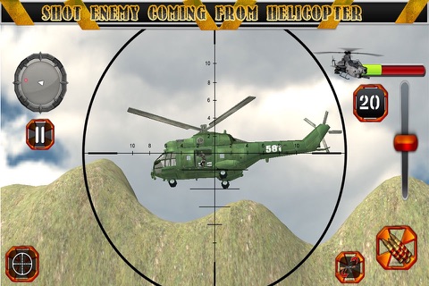 Sniper Shooting Heli Action screenshot 2
