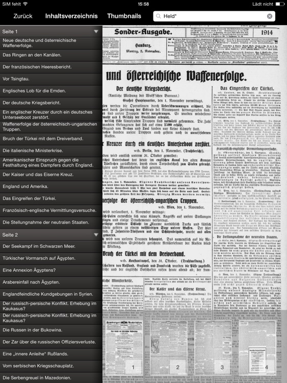 Weltbrand 1914 - Bilder und Berichte aus Hamburger Zeitungen screenshot-3