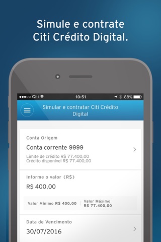 Citi Mobile BR screenshot 3