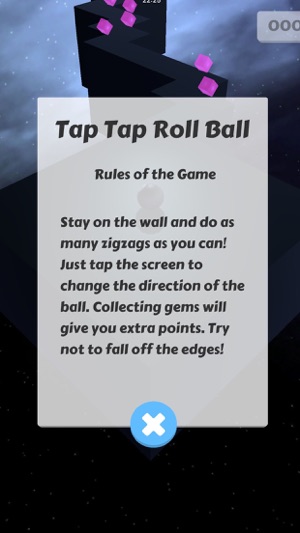 tap the ball