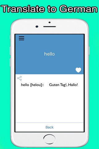 English-German dictionary Offline : Wörterbuch Englisch-Deutsch  Free Translator screenshot 2