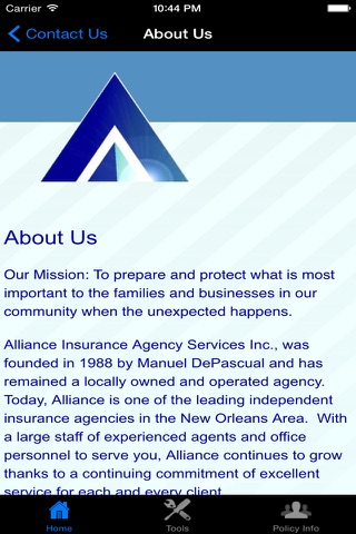 Alliance Insurance Agency Svcs screenshot 2