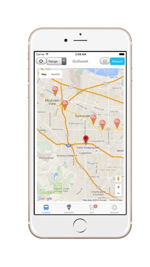 GoSweet, icecream truck, icee and ice cream on demand(圖1)-速報App