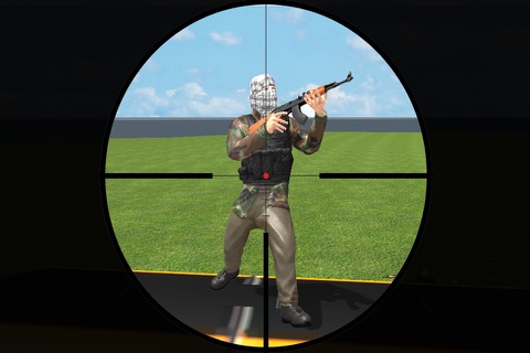 Police Helicopter Flying Sniper Shooter Game: Shoot Assassin & Terrorist on Train screenshot 2