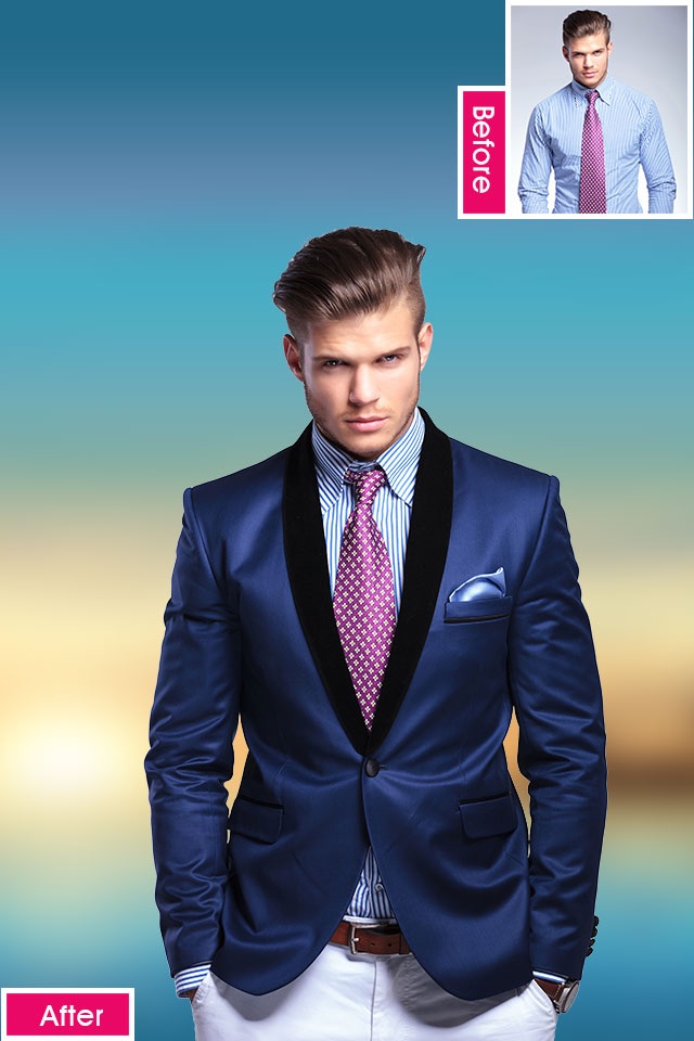 StyleMen - coat suit app to trail different fashion suits on you screenshot 4