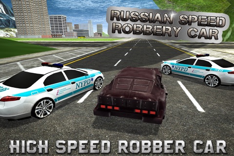 Robbers Police Chase Car Rush screenshot 2