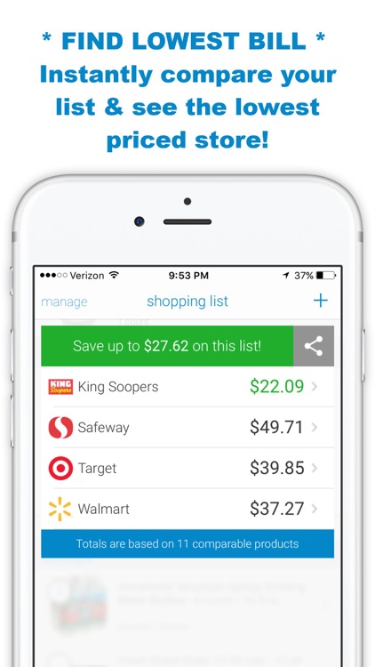 uGrocery | Grocery Price List: Always know the best price screenshot-3