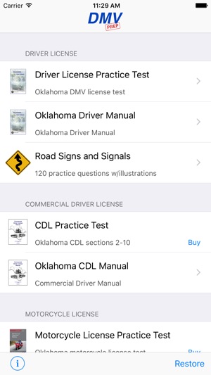 Oklahoma DMV Test Prep