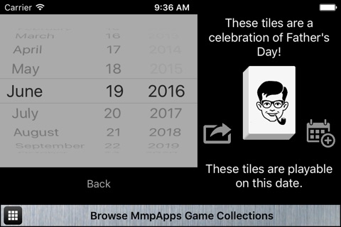 Mahjong Calendar screenshot 3
