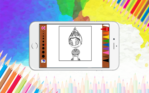 kids coloring books : Character , Scribble & Doodle Game For kids screenshot 3