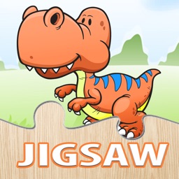 Dinosaur Puzzle for Kids - Dino Jigsaw Puzzles Games Free for Toddler and Preschool Learning Games