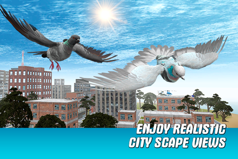 City Pigeon Simulator 3D Full screenshot 3