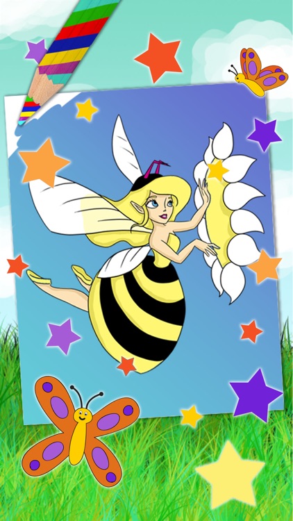 Paint fairies for girls from 3 to 6 years - Premium