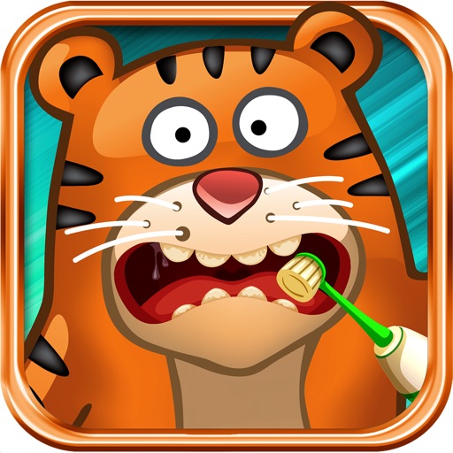 Tiger Goes To Dentist In The Woods - Play A Virtual Dental Assistant Game!