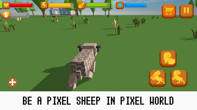 Pixel Wildlife: Sheep Survival Simulator Free(圖1)-速報App