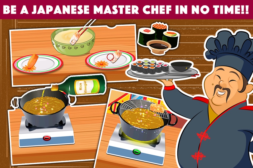 Japanese Food Cooking Mania screenshot 2