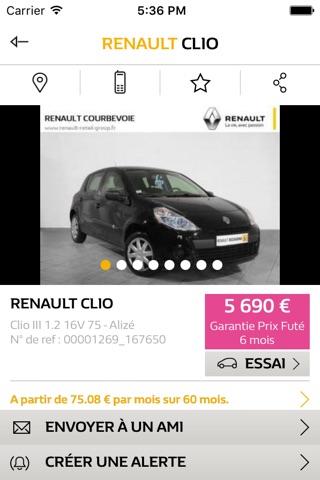 Renault Occasions France, trouvez votre prochain véhicule dans le réseau Renault Occasions screenshot 4