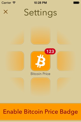 Bitcoin Price - Live price updates on app icon badge and Watch screenshot 3