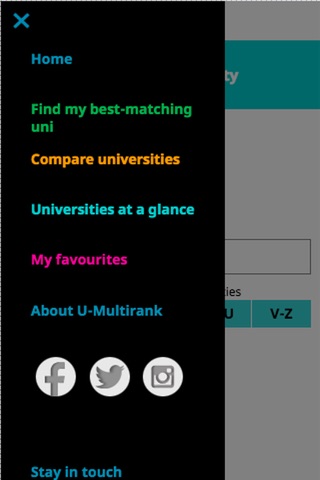 U-Multirank screenshot 3