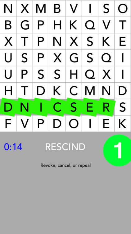 One Word Search - Big Words Version screenshot-3