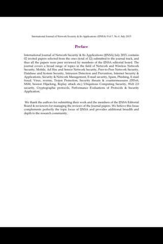 International Journal of Network Security & its Applications ( IJNSA ) screenshot 3