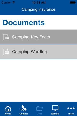 Camping Insurance screenshot 3
