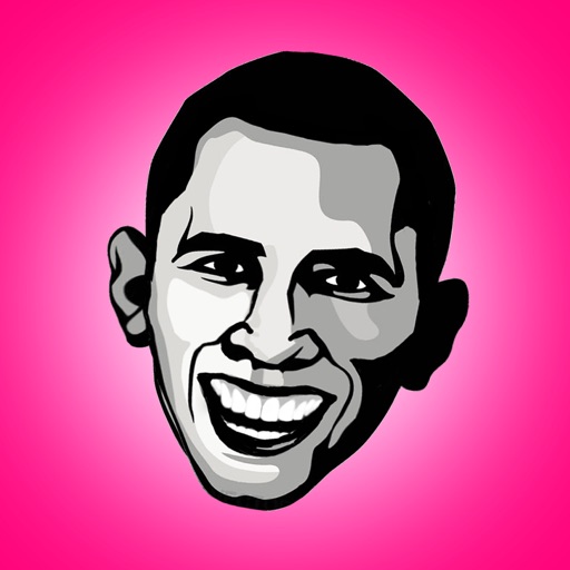 Obama Scare Crazy Flying Parody Free icon