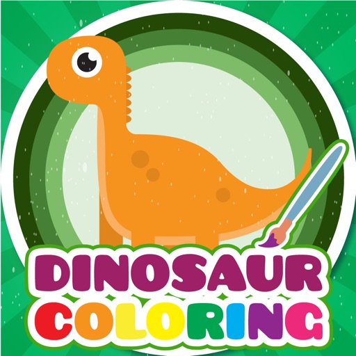 Jurassic Life Dinosaur Day Coloring Pages Sixth Edition icon