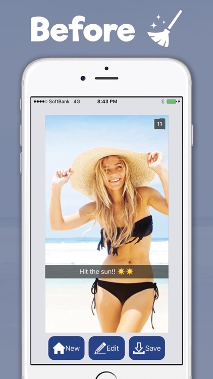 CaptionClean - Remove caption for Snapchat