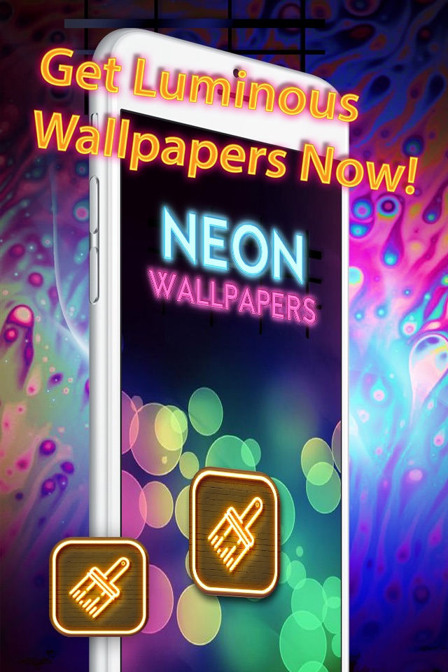 Cool Neon Wallpapers – Glowing and Sparkling Background.s for Retina Home Screen Free screenshot 4