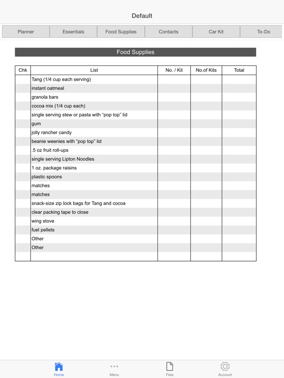 Emergency Planner