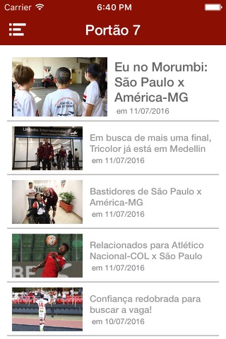 Portão 7 – São Paulo Futebol Clube screenshot 2