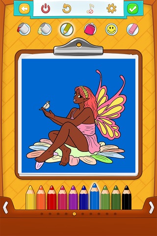 Fairy Coloring Sheets screenshot 2