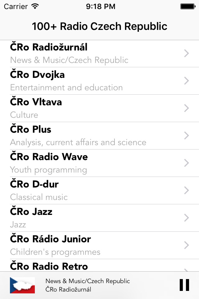 Czech Republic Radio Online screenshot 2