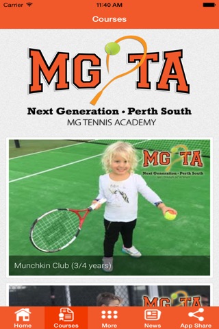 MG Tennis Academy screenshot 3