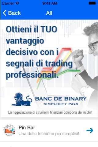 Trading Opzioni Binarie - Azioni, Valute, ETF, Indici, Materie Prime screenshot 2