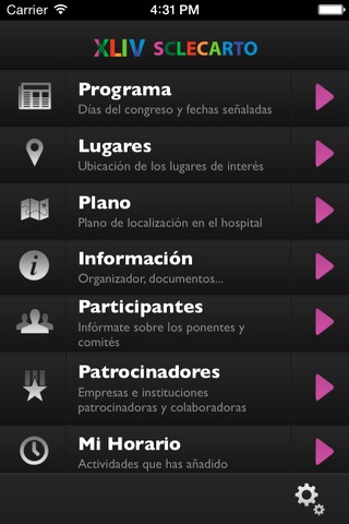 Congreso SCLECARTO screenshot 2