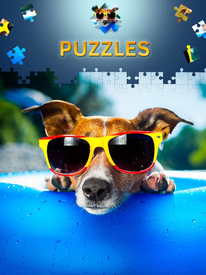 Puzzles de perros de muchas piezas
