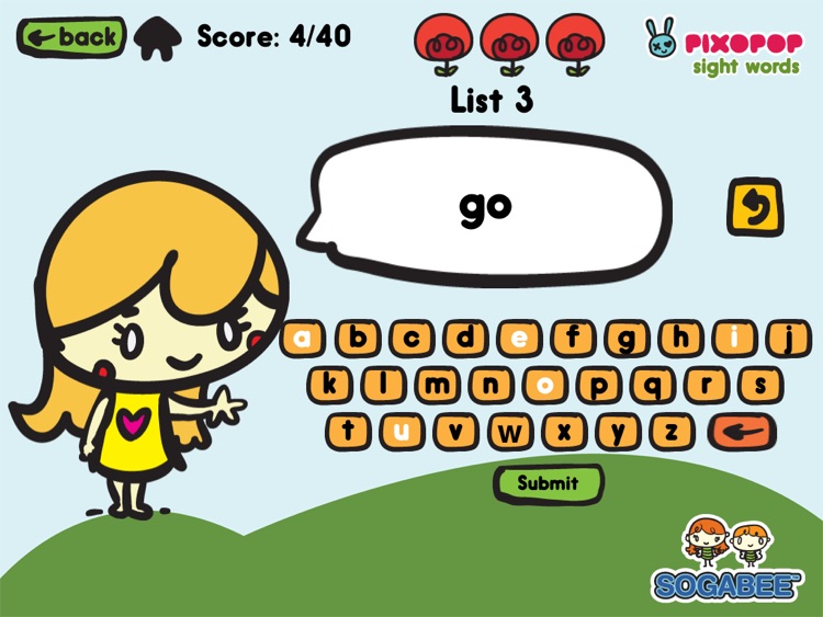 Sight Words & Spelling with Pixopop HD screenshot-3