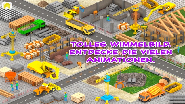 Wimmelbuch Baustelle und Bagger(圖2)-速報App