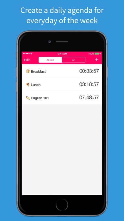 Countdowns – plan daily repeating schedules