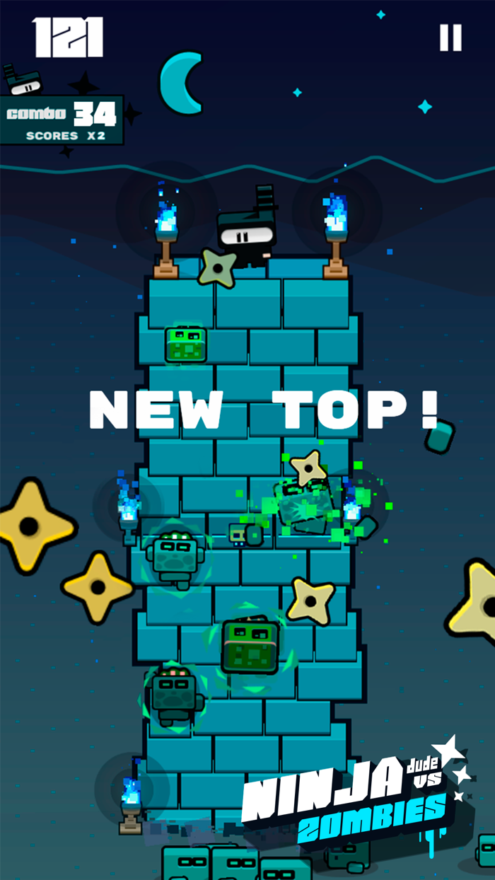 Ninja Dude vs Zombies - endless tap n slash zombie arcade game