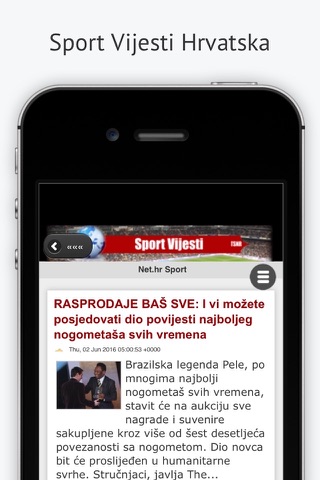 Sport Vijesti Hrvatska screenshot 2