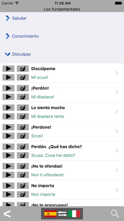 Spanish / Italian Talking Phrasebook Translator Dictionary - Multiphrasebook