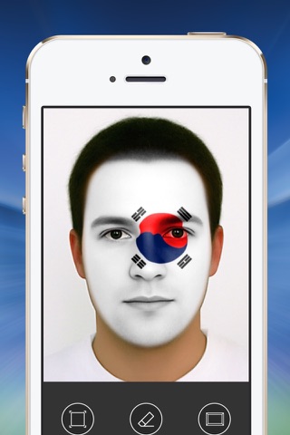 Flag Face South Korea screenshot 3