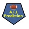 Prediction for AFL